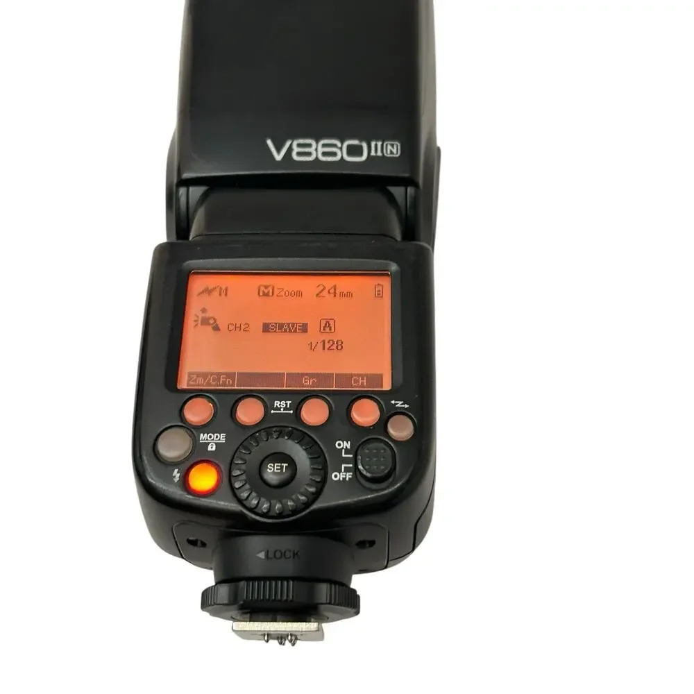 Godox TTL LI-ion Camera Flash V860 II N For Nikon -Autoflash - w/Battery READ